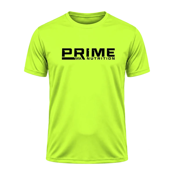 Prime Nutrition Soft-Tech Neon Sarı Tişört