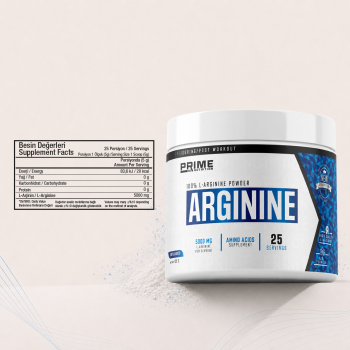 Prime Nutrition L-Arginine 125 gram Aromasız