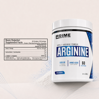 Prime Nutrition L-Arginine 300 gram Aromasız