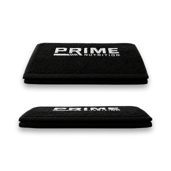 Prime Nutrition Beyaz 30x100 Siyah Havlu  