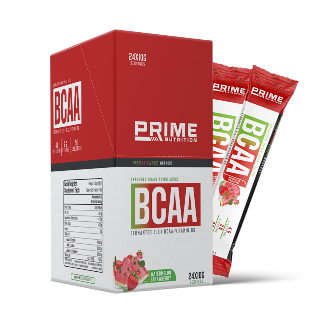 Prime Nutrition BCAA 2:1:1 24 Adet x 10 gram Karpuz & Çilek