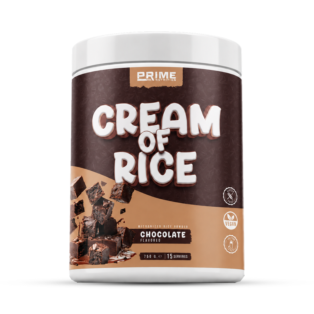 Prime Nutrition Cream Of Rice 750 gram Chocolate