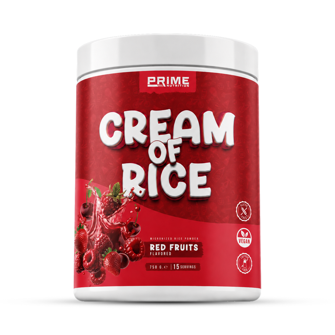 Prime Nutrition Cream Of Rice 750 gram Red Fruit