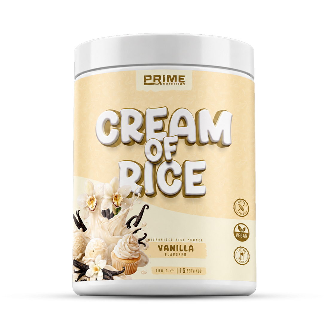Prime Nutrition Cream Of Rice 750 gram Vanilya