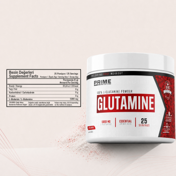 Prime Nutrition L-Glutamine 125 gram Aromasız