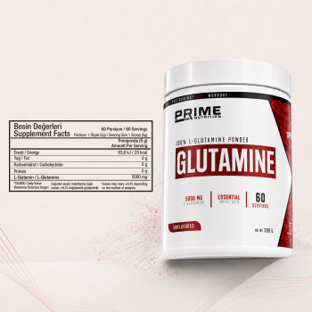Prime Nutrition L-Glutamine 300 gram Aromasız