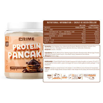 Prime Nutrition Protein Pancake 750 gram Chocolate
