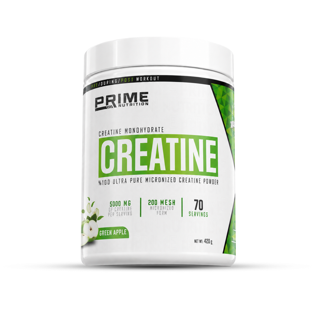 Prime Nutrition Creatine 420 gram Green Apple