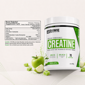 Prime Nutrition Creatine 420 gram Green Apple