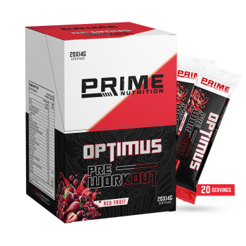 Prime Nutrition Optimus Pre-Workout 20 Adet x 14 gram Red Fruit