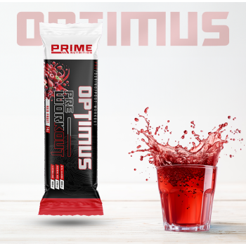 Prime Nutrition Optimus Pre-Workout 20 Adet x 14 gram Red Fruit