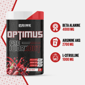 Prime Nutrition Optimus Pre-Workout 420 gram Red Fruit