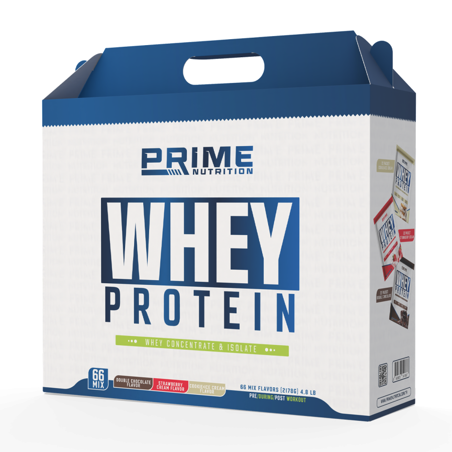 Prime Nutrition Whey Protein 66 Sachet x 33 gram Mix