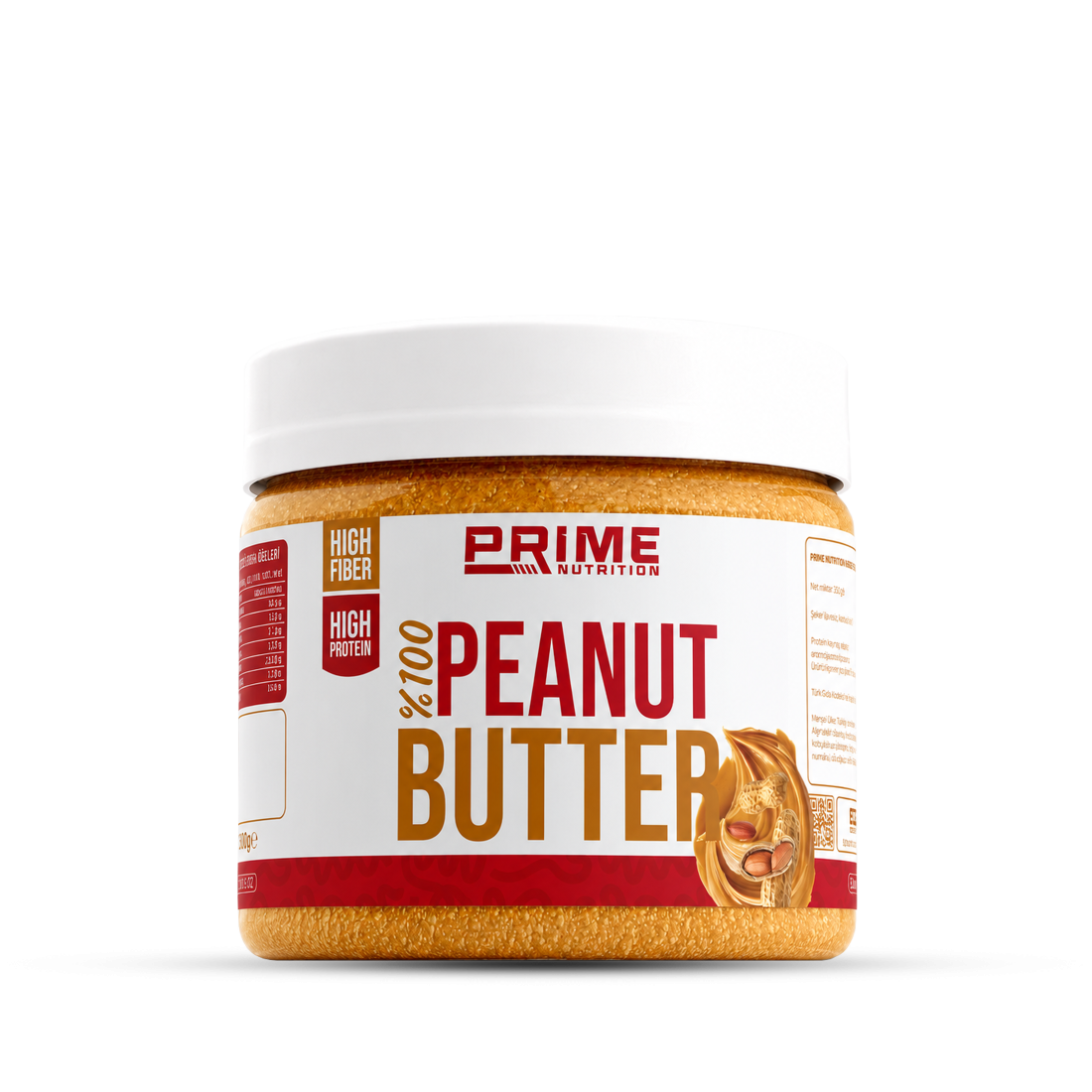 Prime Nutrition %100 Peanut Butter 350 gram 