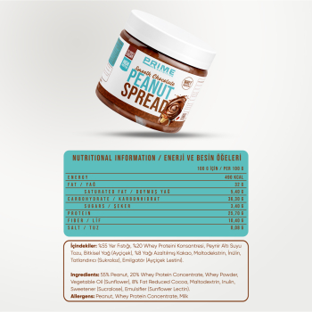 Prime Nutrition Smooth Peanut Protein Spread 350 gram Chocolate
