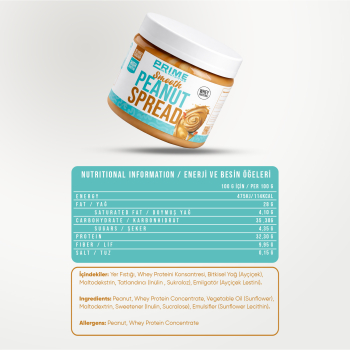 Prime Nutrition Smooth Peanut Protein Spread 350 gram 