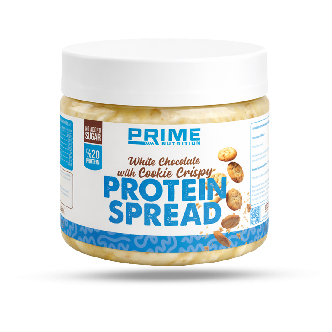 Prime Nutrition White Chocolate & Cookie Crispy Protein Spread 350 gram 