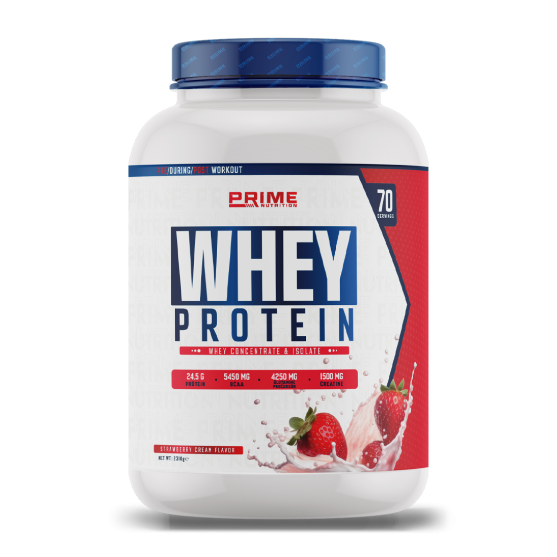 Prime Nutrition Whey Protein 2310 gram Strawberry Cream