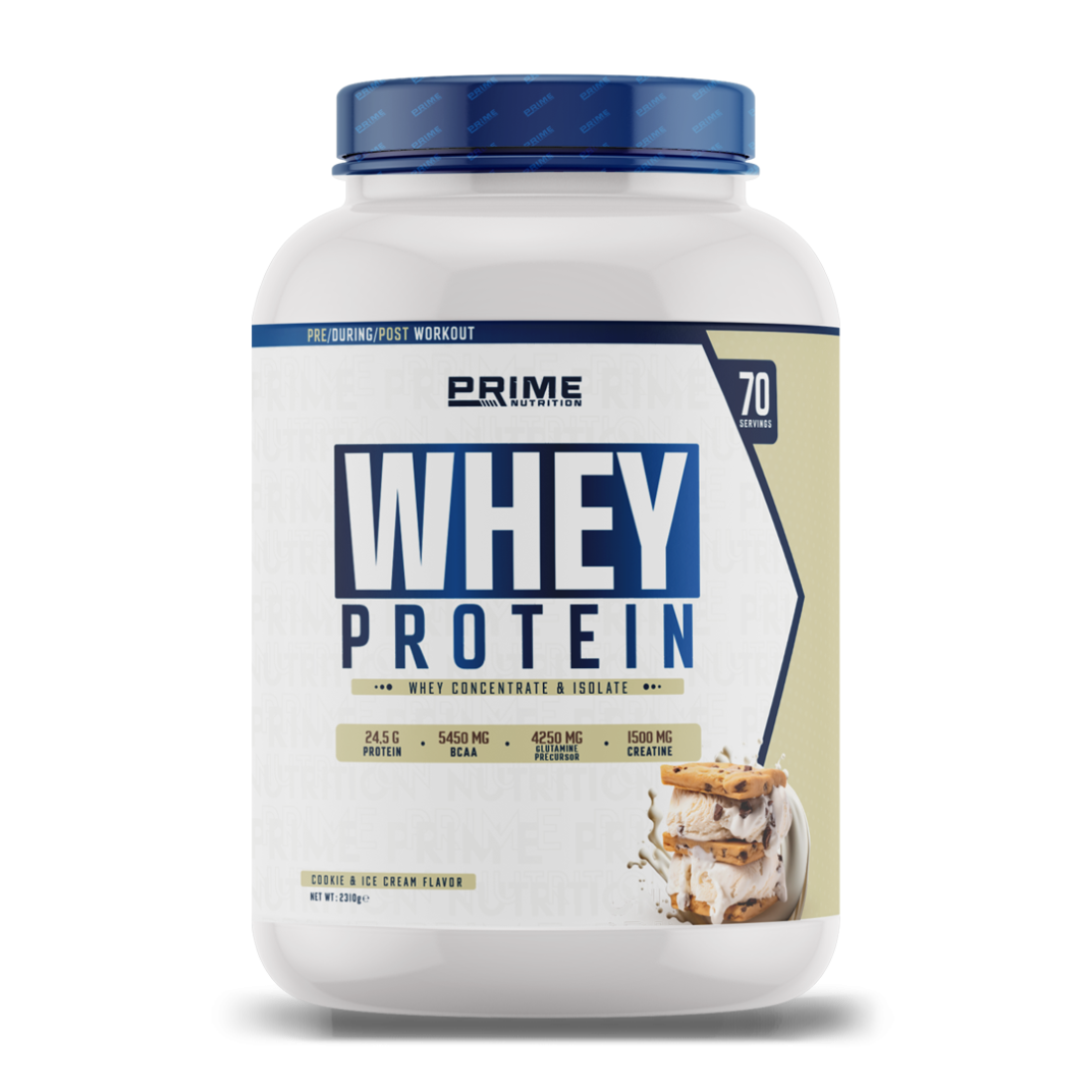 Prime Nutrition Whey Protein 2310 gram Cookie & Ice Cream